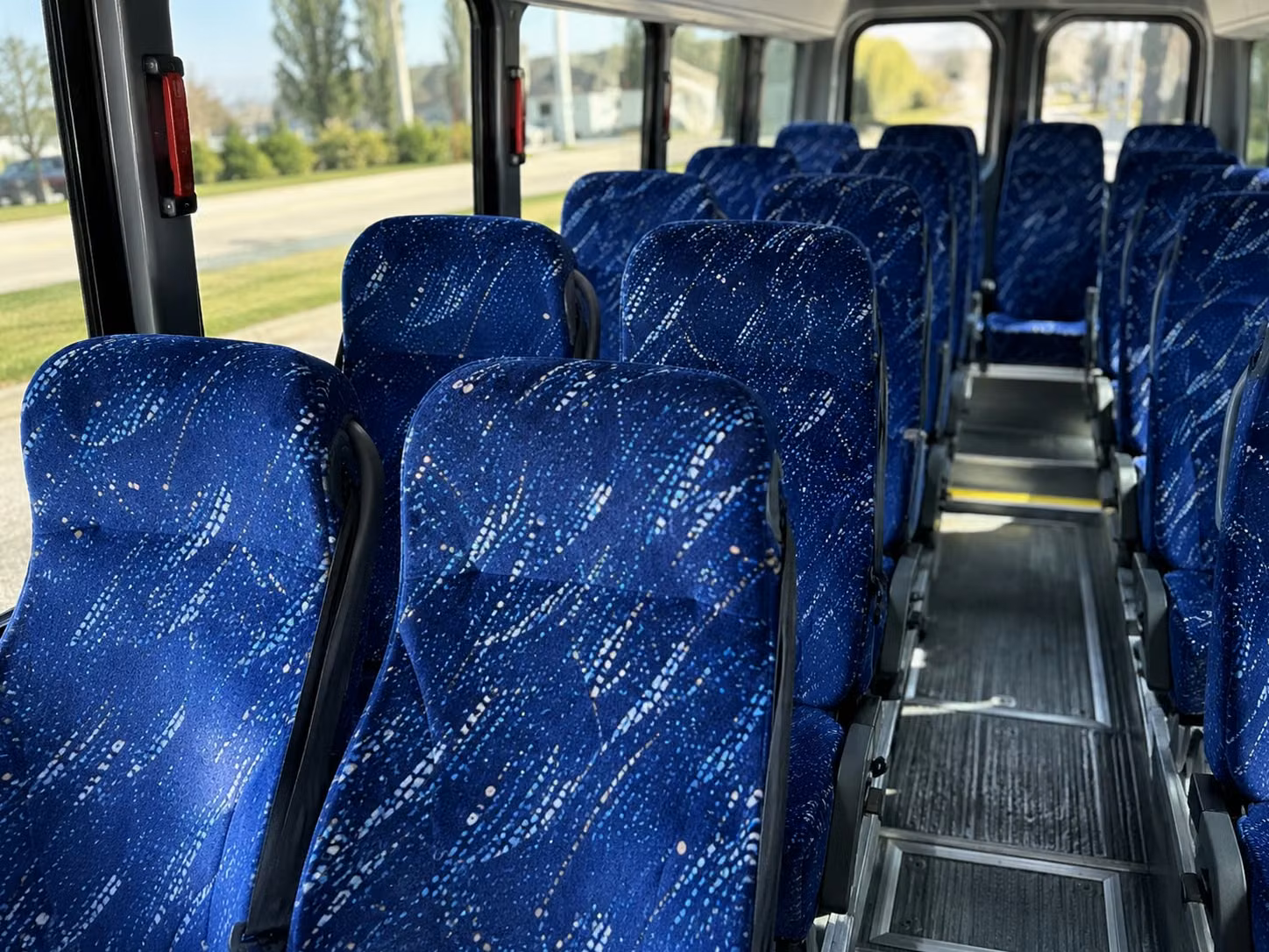 18 passenger minibus interior