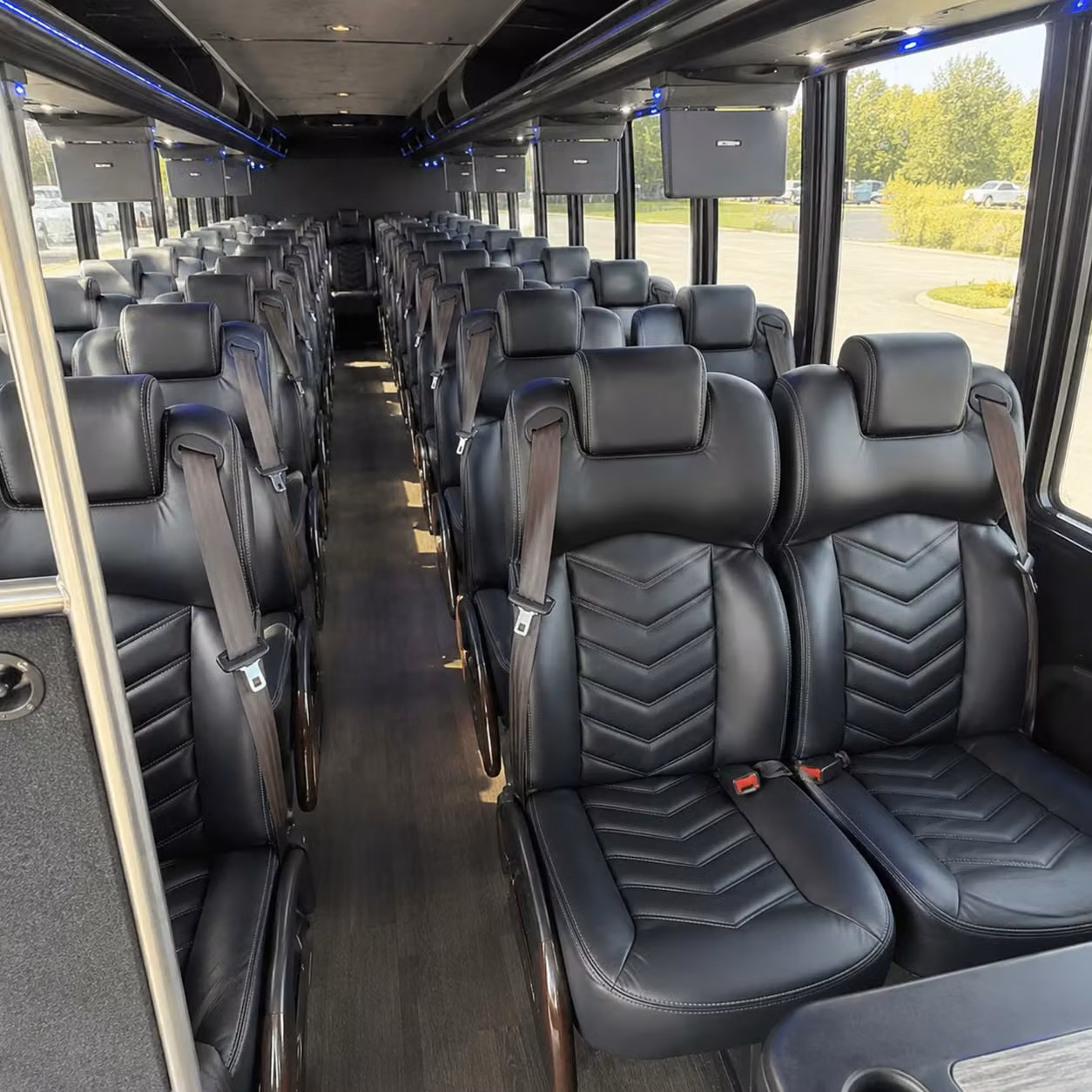 25 passenger minibus interior