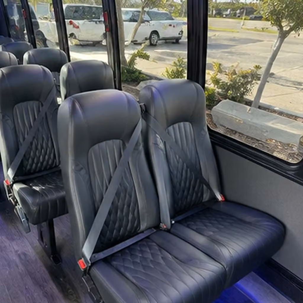 30 passenger minibus inside