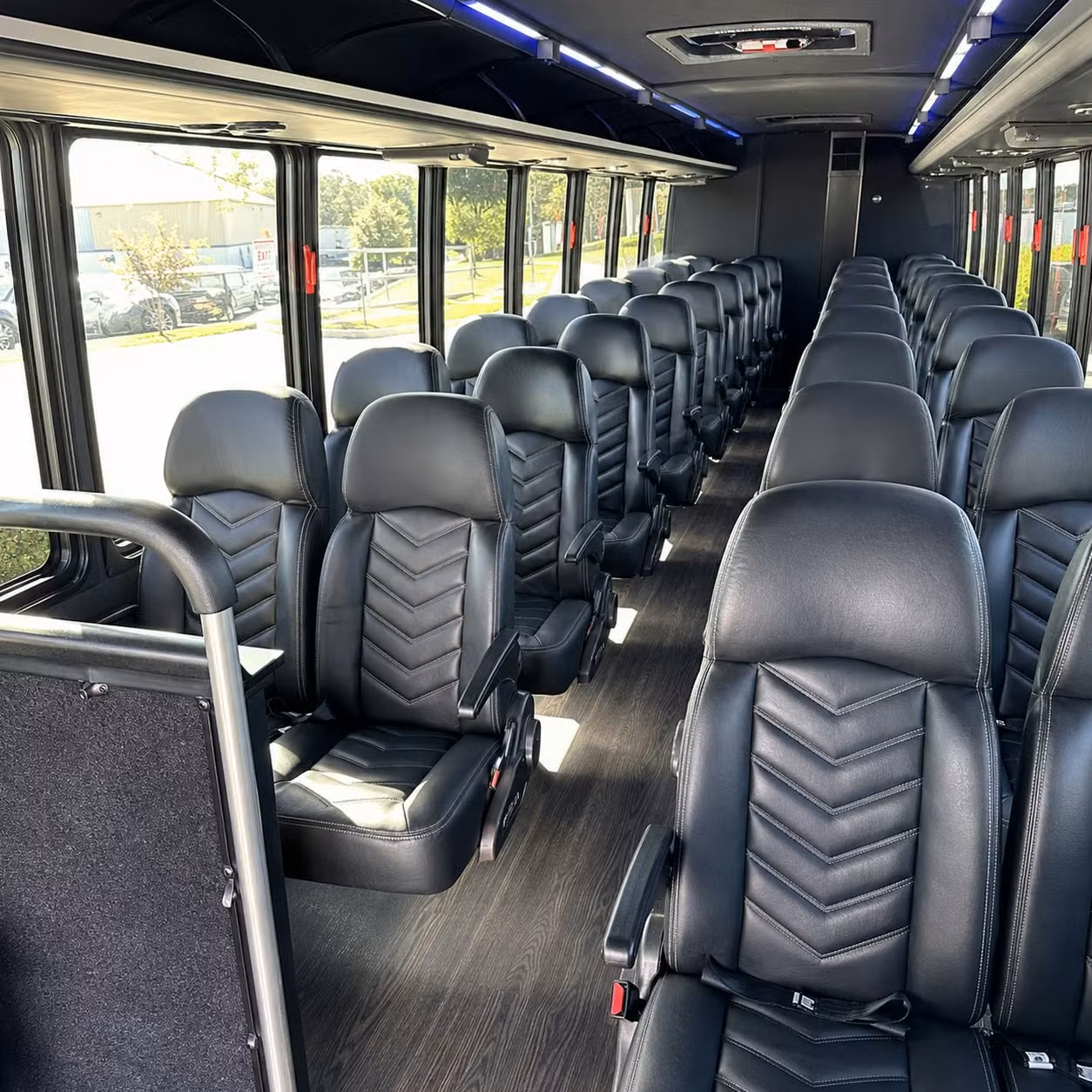 35 passenger minibus inside