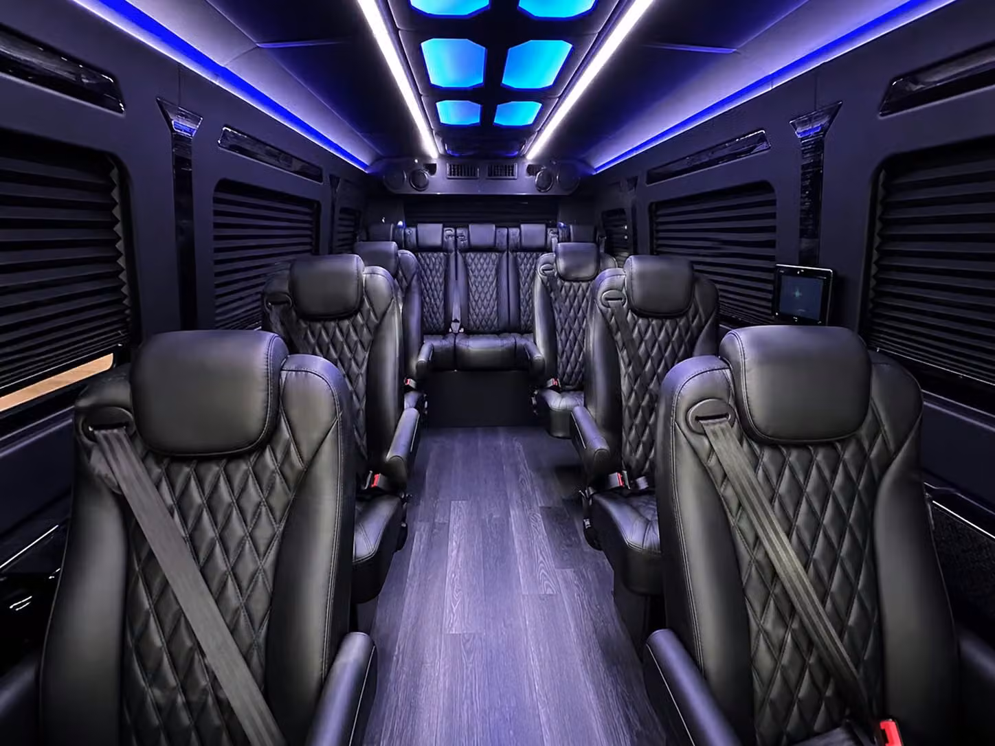 sprinter van with driver inside
