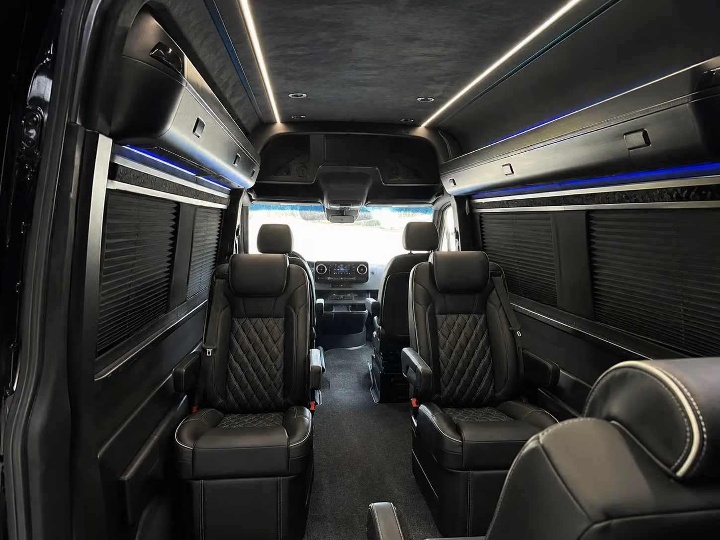 sprinter van with driver interior